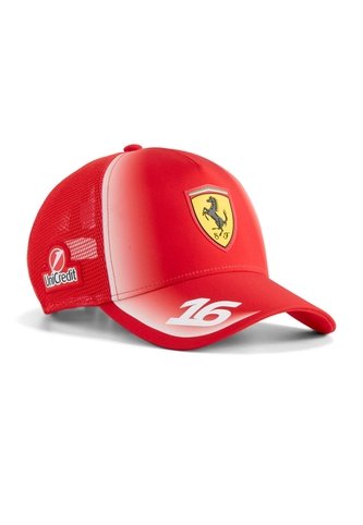 Gorra Puma Original Sf Rep Leclerc Trucker Rojo Para Hombre Puma