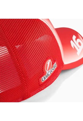 Gorra Puma Original Sf Rep Leclerc Trucker Rojo Para Hombre