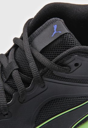 Tenis Running Negro-Verde Neón-Azul PUMA Transport
