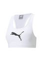 Top Bra Marca Puma Original Mid Impact 4 Keeps Blanco Mujer de Puma