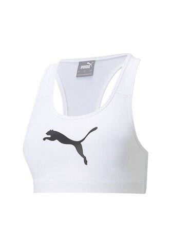Top Bra Marca Puma Original Mid Impact 4 Keeps Blanco Mujer Puma