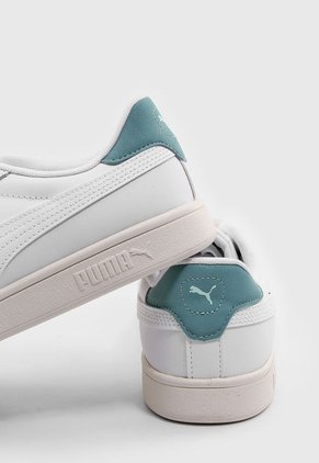 Tenis Lifestyle Blanco-Verde Jade-Beige Puma Smash 3.0 L