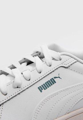 Tenis Lifestyle Blanco-Verde Jade-Beige Puma Smash 3.0 L