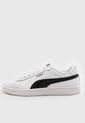 Tenis Lifestyle Blanco-Negro-Dorado Puma Smash 3.0 L de Puma