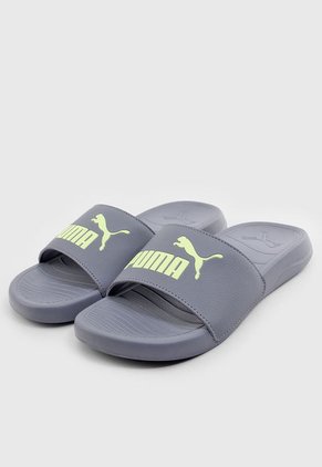 Playera Gris-Amarillo Puma Popcat 20