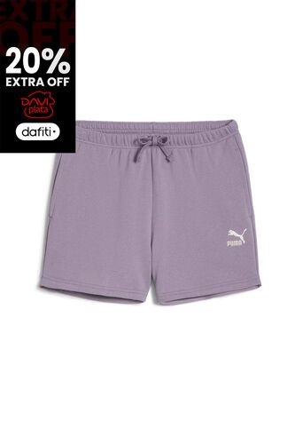 Pantaloneta Deportiva Puma Original Better Lila Mujer Puma