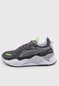 Tenis Lifestyle Gris-Blanco-Verde PUMA RS-X 3D de Puma