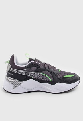 Tenis Lifestyle Gris-Blanco-Verde PUMA RS-X 3D