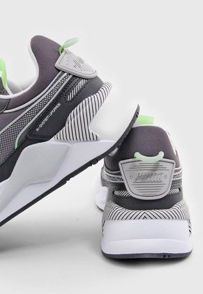 Tenis Lifestyle Gris-Blanco-Verde PUMA RS-X 3D