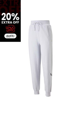 Pantalon Deportivo Puma Original Power Monarch Blanco Mujer Puma