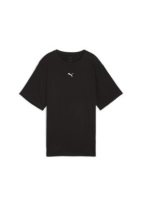 Camisa Deportiva Puma Original Ess Logo Relaxed Negro Mujer