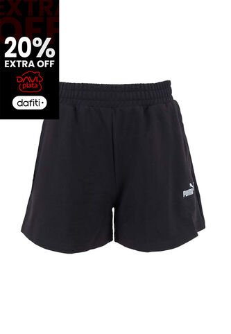 Pantaloneta Deportiva Puma Original Ess No1 Negro Mujer Puma