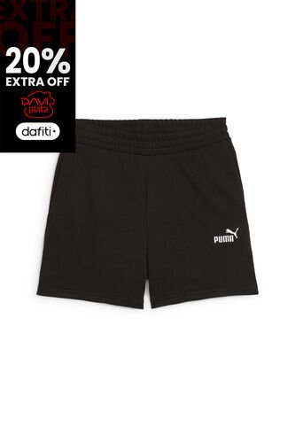 Pantaloneta Deportiva Puma Original Ess Small N1 Negro Mujer Puma