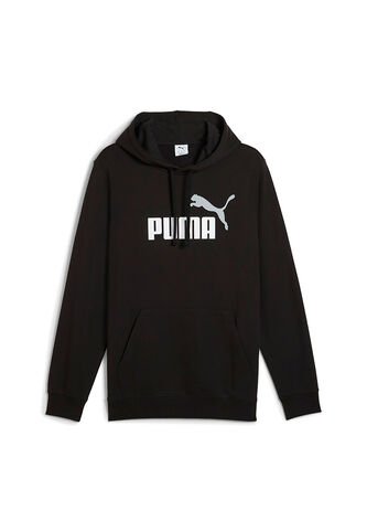 Hoodie Puma Original Ess 2 Color No 1 Logo Negro Hombre Puma