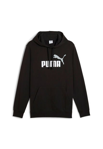 Hoodie Puma Original Ess 2 Color No 1 Logo Negro Hombre
