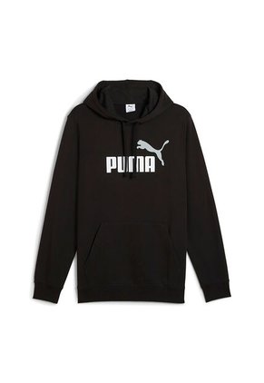 Hoodie Puma Original Ess 2 Color No 1 Logo Negro Hombre