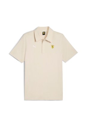Camisas Tipo Polo Puma Originales Ferrari Beige Para Hombre