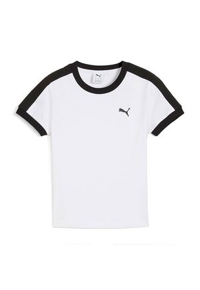 Camisas Deportivas Puma Originales T7 Slim Blanco Para Mujer