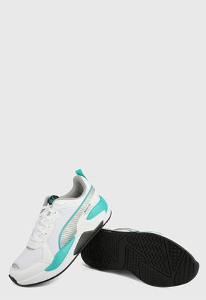 Tenis Lifestyle Blanco-Verde-Plateado Puma Mapm X-Ray