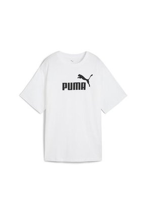 Camisa Deportiva Puma Metallic No. 1 Logo Blanco Mujer
