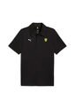 Camisas Tipo Polo Puma Ferrari Cloudspun Negro Para Hombre de Puma