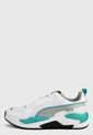 Tenis Lifestyle Blanco-Verde-Plateado Puma Mapm X-Ray de Puma