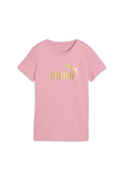 Camisa Deportiva Puma Ess Metallic No 1 Logo Rosa Para Mujer