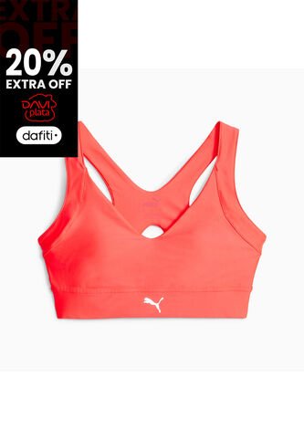 Top Puma Bra High Impact Ultraform Original Rojo Mujer Puma