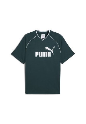 Camisa Deportiva Puma Ess Football Jersey Verde Para Hombre