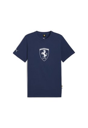 Camisa Deportiva Puma Ferrari Tonal Shield Azul Para Hombre