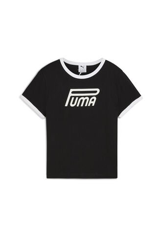 Camisa Deportiva Puma Future Archive Graphic Slim Negro Dama Puma