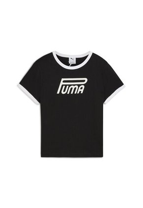 Camisa Deportiva Puma Future Archive Graphic Slim Negro Dama