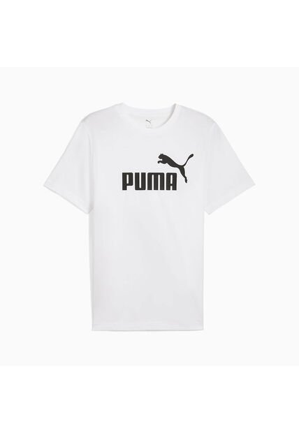 Tshirt Camisa Marca Puma Ess Logo Tee Original Blanco Hombre