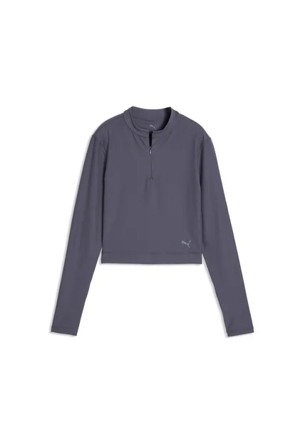 Hoodie Puma Originales Cloudspun Zip Ls Azul Para Mujer