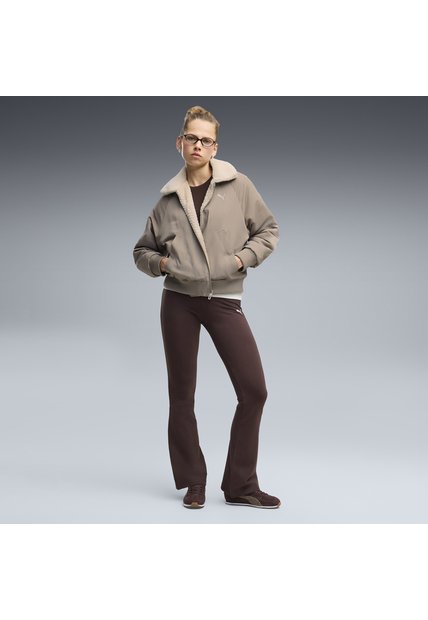 Leggings Deportivos Puma Original Ess High-Waist Café Mujer
