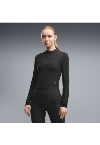 Hoodie Puma Original Cloudspun Zip Ls Negro Para Mujer Puma