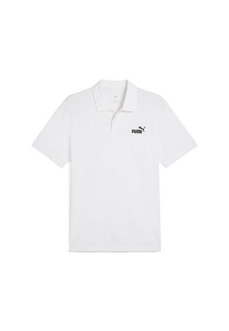 Camisa Polo Marca Puma Ess No 1 Logo Original Blanco Hombre Puma