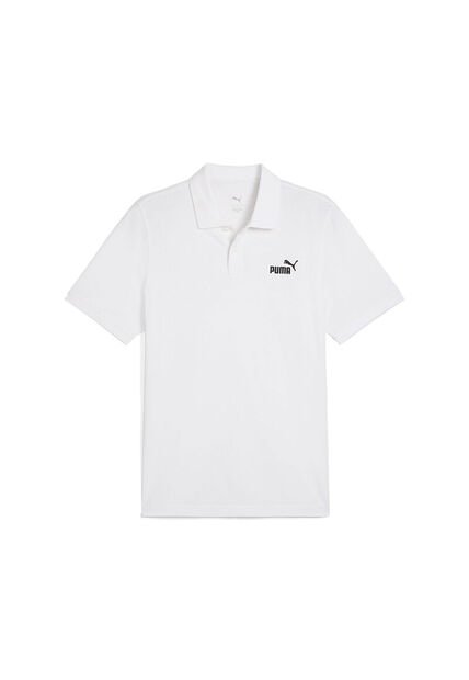 Camisa Polo Marca Puma Ess No 1 Logo Original Blanco Hombre