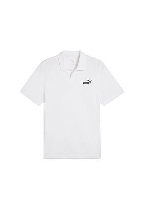 Camisa Polo Marca Puma Ess No 1 Logo Original Blanco Hombre