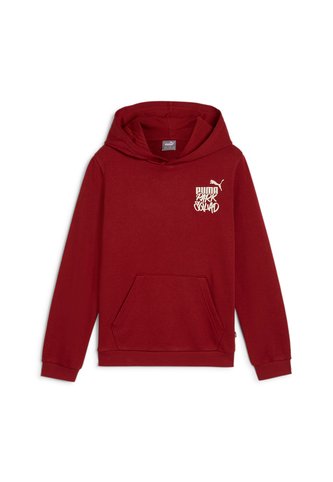 Hoodie Puma Original Ess+ Mid 90S Hoodie Tr B Rojo Para Nino Puma