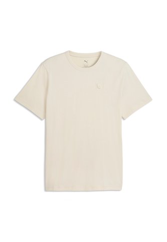 Tshirt Puma Original Ess Elevated Tee Beige Para Hombre Puma