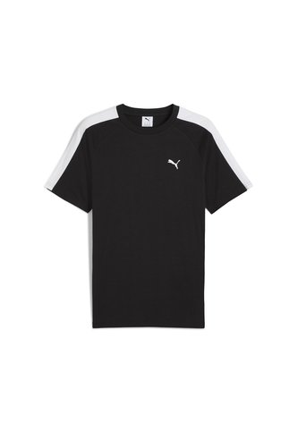 Tshirt Puma Original T7 Manga Corta Logo Negro Para Hombre Puma