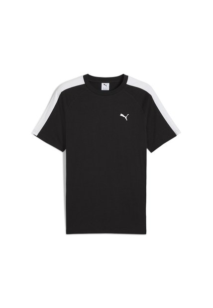 Tshirt Puma Original T7 Manga Corta Logo Negro Para Hombre
