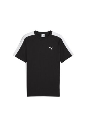 Tshirt Puma Original T7 Manga Corta Logo Negro Para Hombre