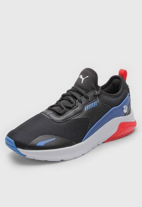Tenis Lifestyle Negro-Azul-Rojo Puma BMW MMS Electro E Pro