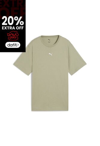 Camisa Deportiva Puma Original Ess Relaxed Verde Para Mujer Puma
