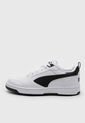 Tenis Lifestyle Blanco-Negro Puma Rebound v6 Low de Puma