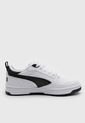 Tenis Lifestyle Blanco-Negro Puma Rebound v6 Low de Puma