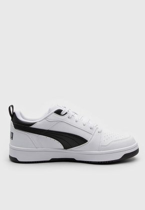 Tenis Lifestyle Blanco-Negro Puma Rebound v6 Low