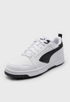 Tenis Lifestyle Blanco-Negro Puma Rebound v6 Low